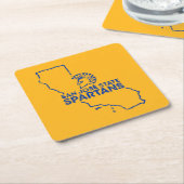 San- JoseStaat Spartans Liebe Rechteckiger Pappuntersetzer (angewinkelt)