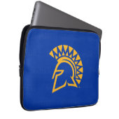 San- JoseStaat Spartans Logo-Wasserzeichen Laptopschutzhülle (Vorne Rechts)