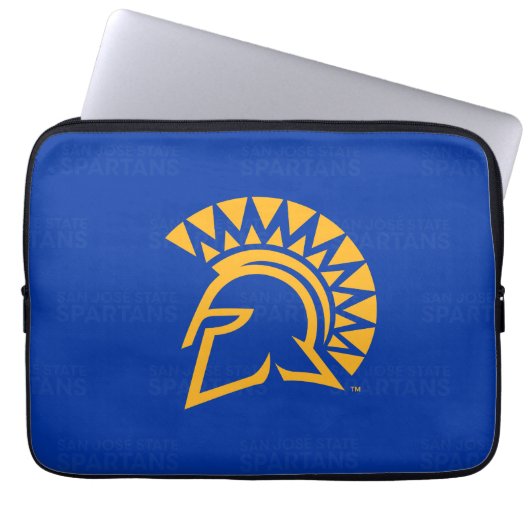 San- JoseStaat Spartans Logo-Wasserzeichen Laptopschutzhülle (Vorderseite)
