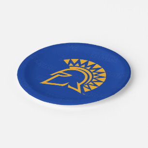 San- JoseStaat Spartans Logo-Wasserzeichen Pappteller