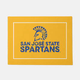San- JoseStaat Spartans Logo Wordmark beunruhigt Fußmatte