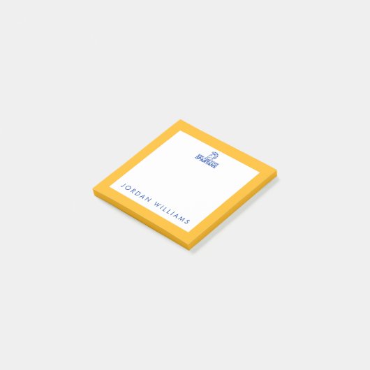 San- JoseStaat Spartans Logo Wordmark beunruhigt Post-it Klebezettel (angewinkelt)