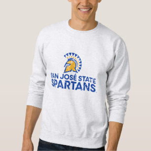 San- JoseStaat Spartans Logo Wordmark beunruhigt Sweatshirt