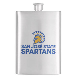 San- JoseStaat Spartans Logo Wordmark Flachmann