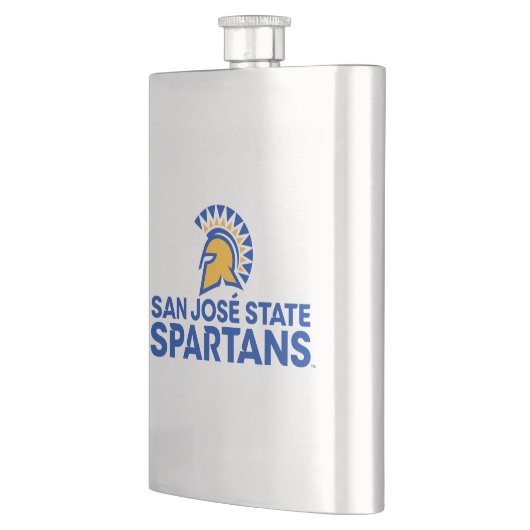 San- JoseStaat Spartans Logo Wordmark Flachmann (Links)