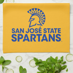 San- JoseStaat Spartans Logo Wordmark Geschirrtuch