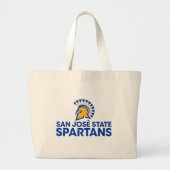 San- JoseStaat Spartans Logo Wordmark Jumbo Stoffbeutel (Vorne)