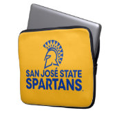 San- JoseStaat Spartans Logo Wordmark Laptopschutzhülle (Vorderseite Links)