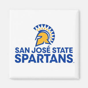 San- JoseStaat Spartans Logo Wordmark Magnet