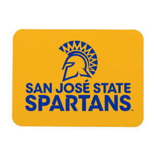 San- JoseStaat Spartans Logo Wordmark Magnet