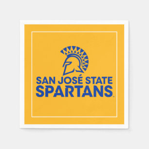 San- JoseStaat Spartans Logo Wordmark Serviette