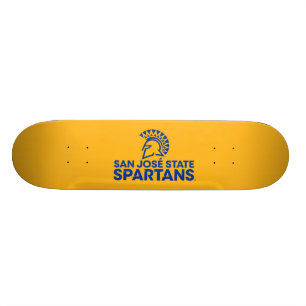 San- JoseStaat Spartans Logo Wordmark Skateboard