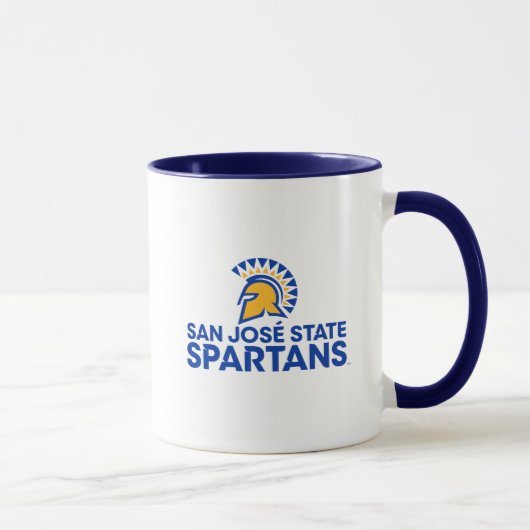 San- JoseStaat Spartans Logo Wordmark Tasse (Rechts)