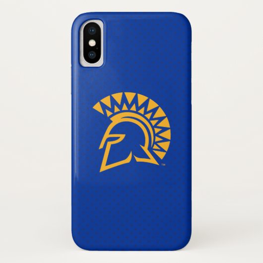 San- JoseStaat Spartans Polka-Punkt-Muster Case-Mate iPhone Hülle (Rückseite)