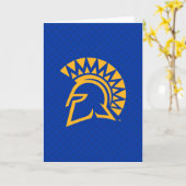 San- JoseStaat Spartans Polka-Punkt-Muster Karte (Gelbe Blume)