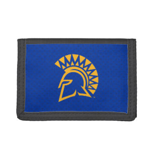 San- JoseStaat Spartans Polka-Punkt-Muster Tri-fold Geldbeutel