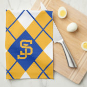San- JoseStaat Spartans Raute Geschirrtuch (Viertel Falte)