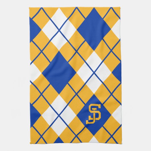 San- JoseStaat Spartans Raute Geschirrtuch (Vertikal)