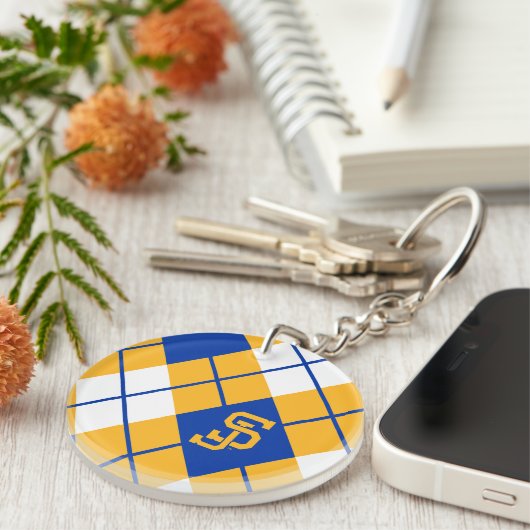 San- JoseStaat Spartans Raute Schlüsselanhänger (Vorderseite rechts)