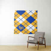 San- JoseStaat Spartans Raute Wandteppich (Beispiel (Horizontal))