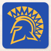 San- JoseStaat Spartans Rechteckiger Pappuntersetzer (Vorderseite)