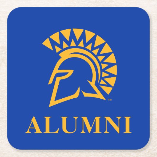 San- JoseStaat Spartans Schüler Rechteckiger Pappuntersetzer (Vorderseite)