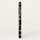 San- JoseStaat Spartans schwarzer Marmor Case-Mate iPhone Hülle (Hinten/Links)