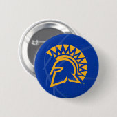 San- JoseStaat Spartans Staats-Basketball Button (Vorne & Hinten)