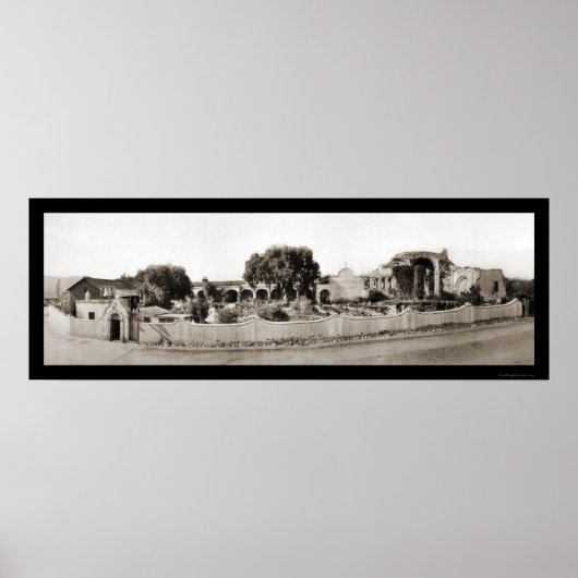 San Juan Capistrano CA Foto 1926 Poster (Vorne)