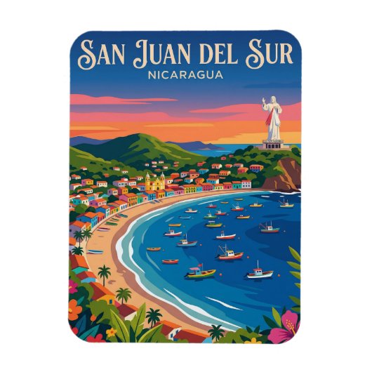 San Juan del Sur Nicaragua Magnet (Vertikal)