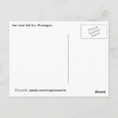 "San Juan Del Sur Nicaragua" Postkarte (Rückseite)