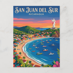 San Juan del Sur Nicaragua Postkarte