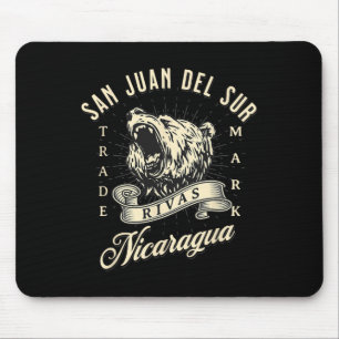 San Juan Del Sur Rivas Nicaragua Karte Artesanía S Mousepad