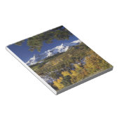 San Juan-Gebirge und Aspen-Bäume in Fallfarbe Notizblock (angewinkelt)