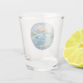 San Juan Inseln USA Schnapsglas (Rückseite)