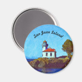 San Juan Island Limon Kiln Leuchtturm Magnet (Vorderseite/Rückseite)