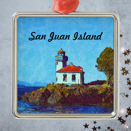 San Juan Island Limon Kiln Leuchtturm Ornament Aus Metall