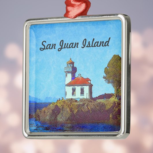 San Juan Island Limon Kiln Leuchtturm Ornament Aus Metall