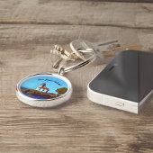 San Juan Island Limon Kiln Lighthouse Schlüsselanh Schlüsselanhänger