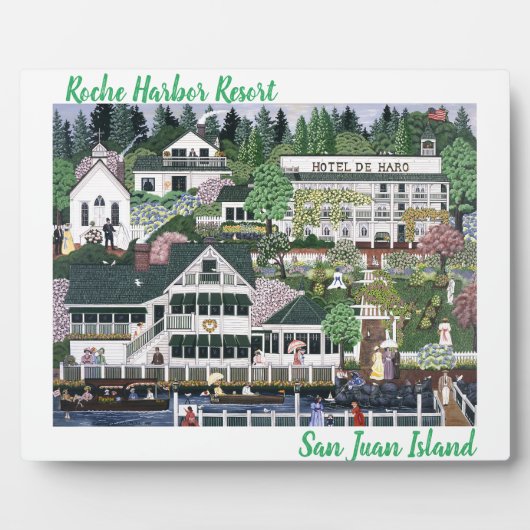 San Juan Island ~ Roche Harbour Fotoplatte (Vorderseite)