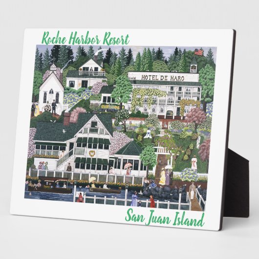 San Juan Island ~ Roche Harbour Fotoplatte (Seite)