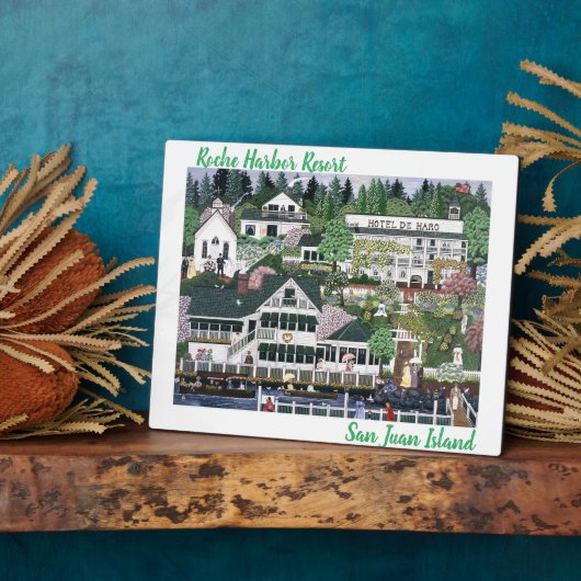 San Juan Island ~ Roche Harbour Fotoplatte (Seite)
