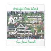 San Juan Island ~ Roche Harbour Notizblock (Vorderseite)