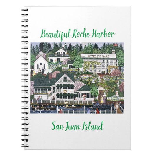 San Juan Island ~ Roche Harbour Notizblock (Vorderseite)