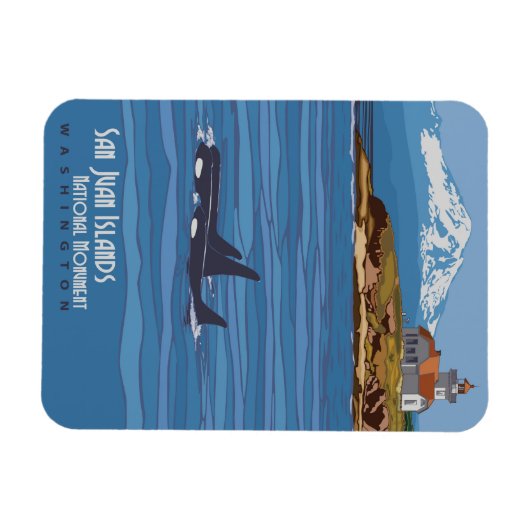 San Juan Islands Magnet (Horizontal)