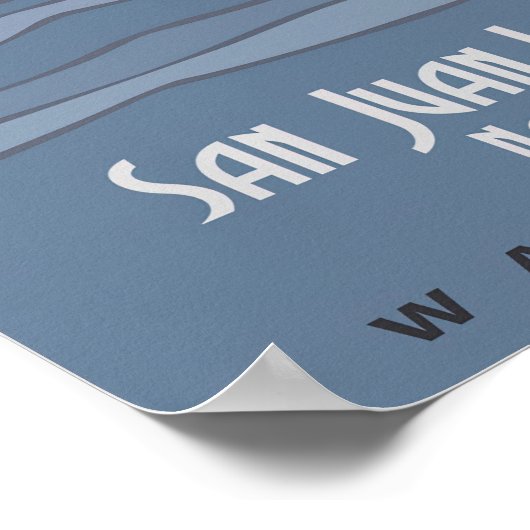 San Juan Islands National Monument Travel Poster (Ecke)