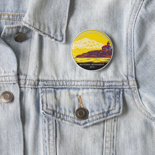 San Juan Islands National Monument Washington Button (Beispiel)