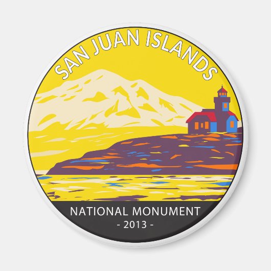 San Juan Islands National Monument Washington Magnet (Vorne)