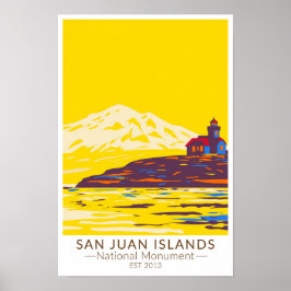 San Juan Islands National Monument Washington Poster