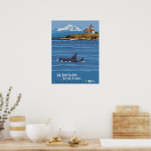 San Juan Islands Poster (Küche)
